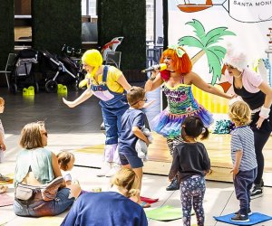 Free weekday entertainment is at the Kids Club Concert Series at Santa Monica Place. Photo courtesy of the event