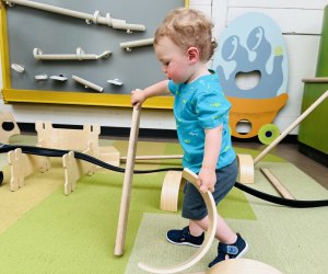 Kidspace museum in Pasadena: ramps & rollers