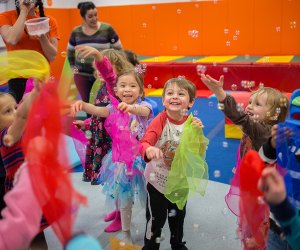 Take little ones to Kidville for fun-filled classes in music, dance, and more. Photo courtesy of Kidville