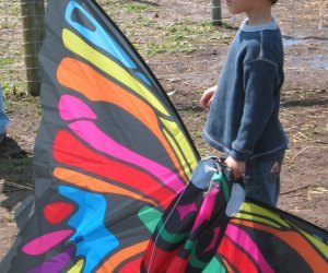  For Kite Day at Terhune Orchards in Princeton, NJ bring your own kite or choose a ready-made kite from the store. Photo courtesy of Terhune Orchards  