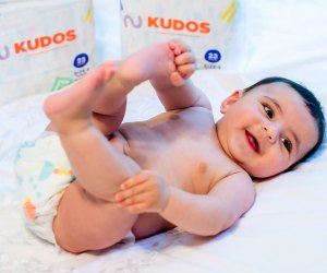 Kudos diapers use four times more plant-based materials than competing brands. Photo courtesy of Shark Tank Products