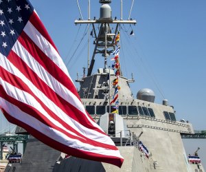 The USS Comstock is in town for Fleet Week, where kids can tour the ships. Photo courtesy of Fleet Week Los Angeles