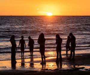 Explore Crystal Cove: Hollywood History and Beach Fun Sunset on the beach