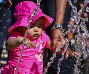Kids of all ages will enjoy a splash pad. Photo courtesy of DC Parks and Recreation