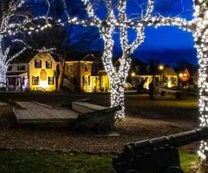 Mystic will be aglow again this holiday season. Lantern Light Village photo courtesy of the Mystic Seaport Museum