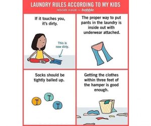 laundry rules meme