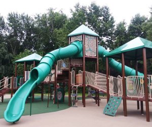 Destination Playgrounds in South Jersey Enjoy the climbing structures Laurel Acres Park. Photo courtesy of Mt. Laurel Township
