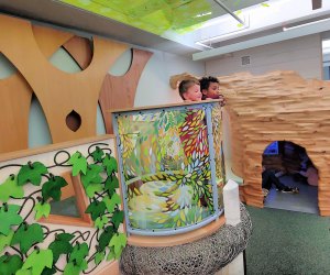 New PlaySpace Exhibit at the Boston Children's Museum The "tree fort" is a gathering place for curious kids.