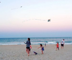 Kids on a Jersey Shore beach