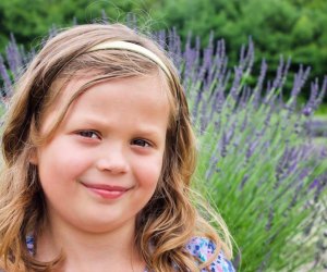 Lavender is a beautiful backdrop for photos. Photo by Ally Noel