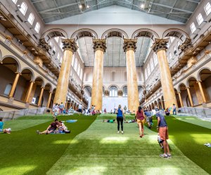 All weekend you can check out The Lawn at The National Building Museum. Photo by Timothy Schenck.