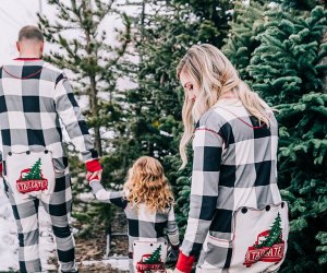 Cutest Matching Family Christmas Pajamas: Lazy One Rear Flapjack