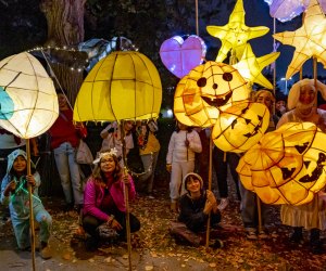 Light up the night at Baltimore's Great Halloween Lantern Parade. Photo courtesy of Creative Alliance