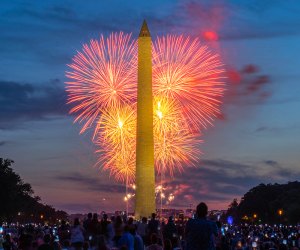 4th of July fireworks look stunning against the Washington Monument. Photo by Anthony Quintano via Flickr CC BY-NC-ND 2.0