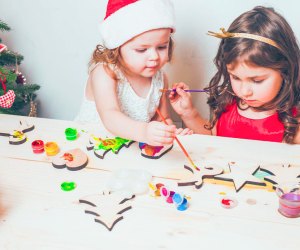 Festive crafts are an essential part of any holiday party for toddlers and preschoolers! Photo courtesy of Canva 