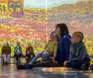 Enjoy fine art from a unique perspective at Monet: The Immersive Experience. Photo courtesy of Fever Experiences