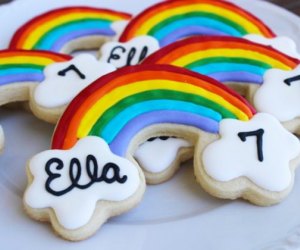 homemade rainbow cookie