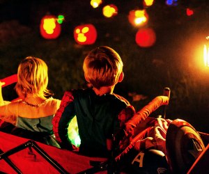 Jack-o'-lanterns light up the night at Old Westbury Gardens. Photo courtesy of RISE of the Jack O' Lanterns