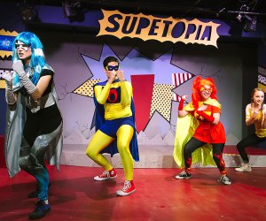 See Super! The Musical at the FringeJR Festival. Photo courtesy of the Maryland Ensemble Theater
