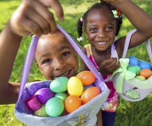 How many colorful eggs can your little bunny find? Photo courtesy of the Lee-Fendall House