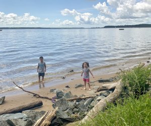 Leesylvania State Park has a larger beach and several smaller sandy areas that kids love to explore. 