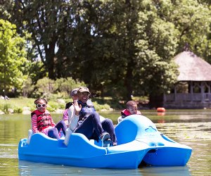 Rent a boat at the LeFrak Center in Prospect Park. Photo courtesy of the Prospect Park Alliance