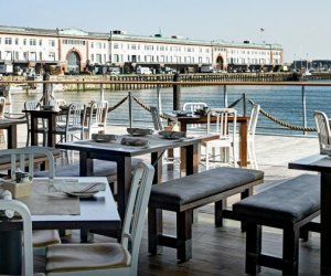 Photo of patio at Legal Harborside in Boston- Best Outdoor Dining