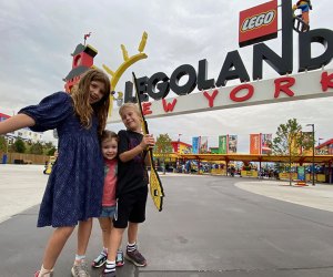 Friends young and old enjoy the attractions and Legoland New York, the first major theme park in the Northeast in 40 years. 