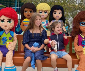 Friends young and old enjoy the attractions and Legoland New York, the first major theme park in the Northeast in 40 years. 