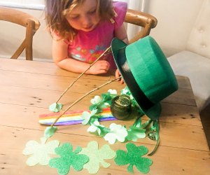 A rainbow leading to a pot of gold is the perfect bait to trap a Leprechaun!