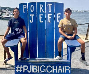 You'll find plenty of photo-ops while exploring Port Jefferson with your family. 