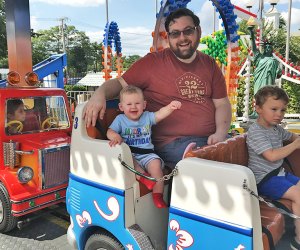 Get your thrills with dad at Adventureland on Father's Day.