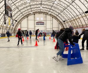 Skate and glide under the dome at Southampton Ice Rink.