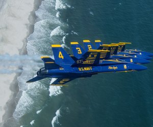 The U.S. Navy's Blue Angels headline the Jones Beach Air Show for the first time since 2004. U.S. Navy photo by Mass Communication Specialist 1st Class Ian Cotter