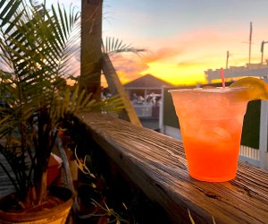 The Tiki Bar at Sunset Harbor.