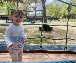 Stop off at the playground before setting up your picnic at Eisenhower Park. 