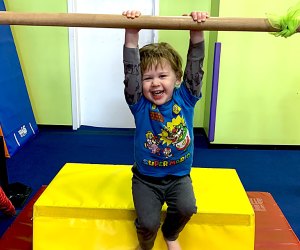 Preschoolers will get in the swing of things at the Little Gym. Photo by the author