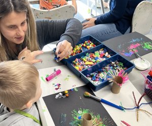 Toddlers can get artistic at a Mini Monet class. Photo courtesy of Mini Monet