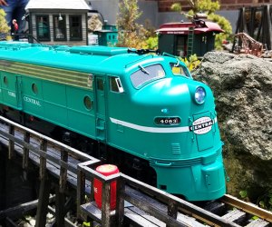 Kids will delight in the  Long Island Garden Railway Society's holiday shows. Photo courtesy of the Railway Society 