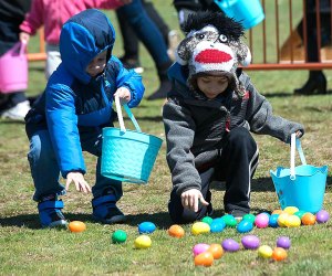 Easter egg hunts are popping up across Long Island this weekend. Photo courtesy of Belmont Lake State Park