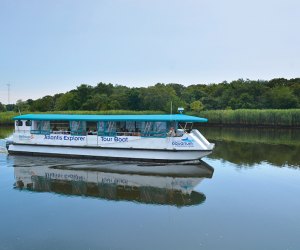 The Atlantic Explorer in the Peconic River