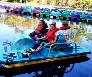 Enjoy a pedal-boat birthday party at Belmont Lake State Park. Photo courtesy of Belmont Lake State Park