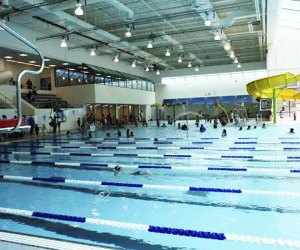 Enjoy the water slide and plenty more at the North Hempstead Aquatic Activity Center at Tully Park. Photo courtesy of the Town of North Hempstead