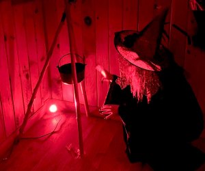 It’s the witching hour at the Ghoul Scouts of Suffolk County's Haunted Trail. Photo courtesy of the Girl Scouts of Suffolk County