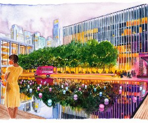 Live Performances Return to Lincoln Center With Sprawling Outdoor Setup This Spring Lincoln Center's Restart Stages looks to revitalize NYC's performing arts with outdoor performance and rehearsal venues. Illustration by Ceylan A. Sahin Eker