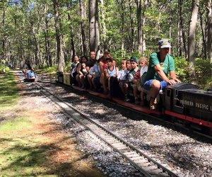 Indulge your child's love of trains at the Long Island Live Steamers' run day. Photo courtesy of the organization