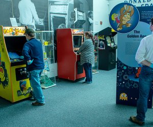 Gamers young and old can appreciate the return of the Arcade Age exhibit to the Cradle of Aviation Museum. Photo courtesy of the venue