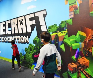 The Minecraft Exhibit is one of the newest rotating exhibitions at the Liberty Science Center in New Jersey