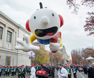 The Diary of A Wimpy Kid balloon is one of 15 mammoth balloons taking flight in the 95th Macy's Thanksgiving Day Parade on Thursday. Photo courtesy of Macy's