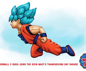 The giant Goku balloon will take flight over NYC on Thanksgiving Day.